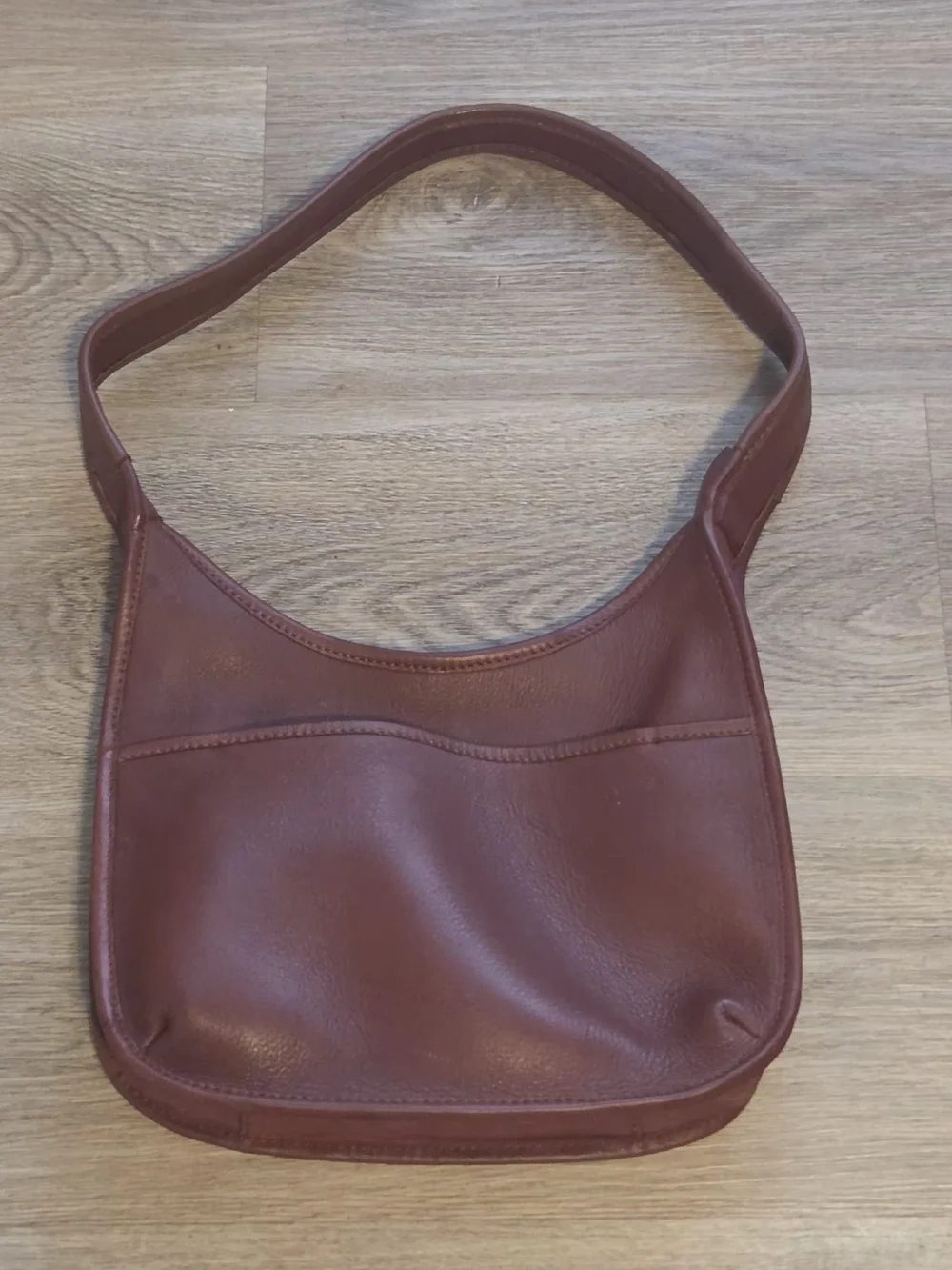 margot Burgundy Leather Hobo Shoulder Bag